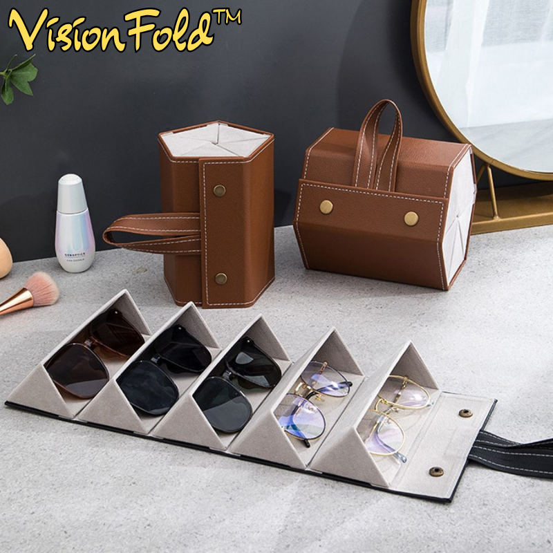 VisionFold™ | Faltbare Sonnenbrillen-Organizer-Tasche