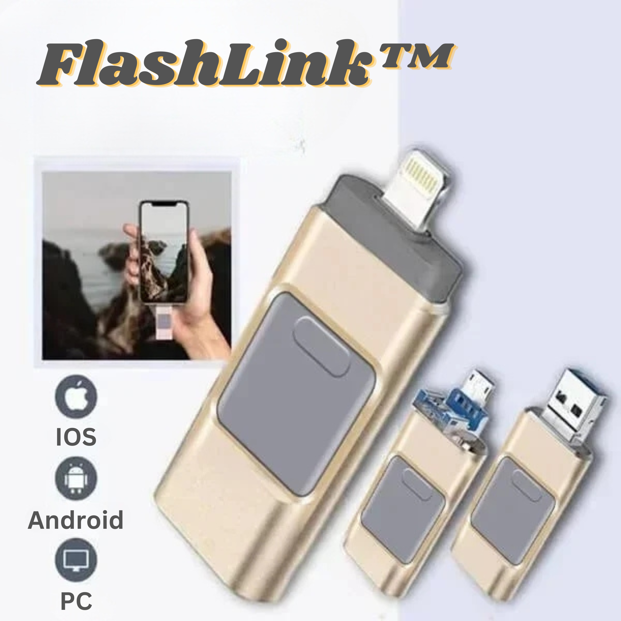 FlashLink™ I Smartphone-Speicher-Flash-Laufwerk