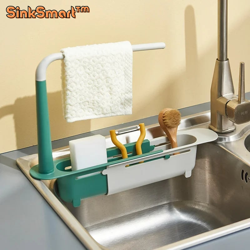 SinkSmart™ | Teleskop Spülbecken-Regal