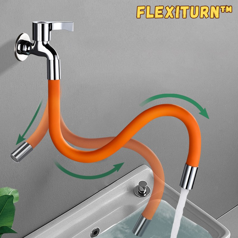 FlexiTurn™ | 360° flexibler Wasserhahn-Verlängerungsschlauch (1+1 GRATIS)