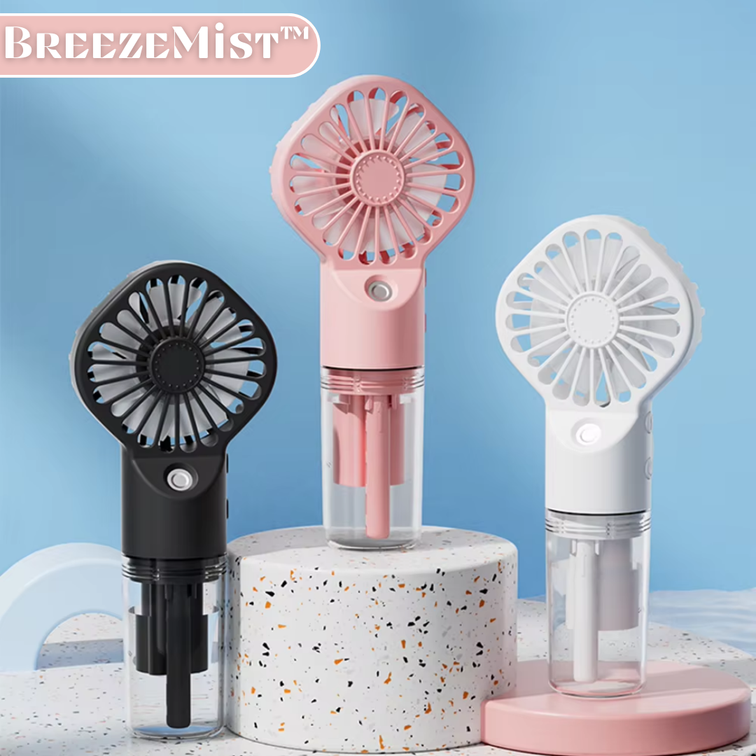 BreezeMist™ - Mini-Handnebelventilator