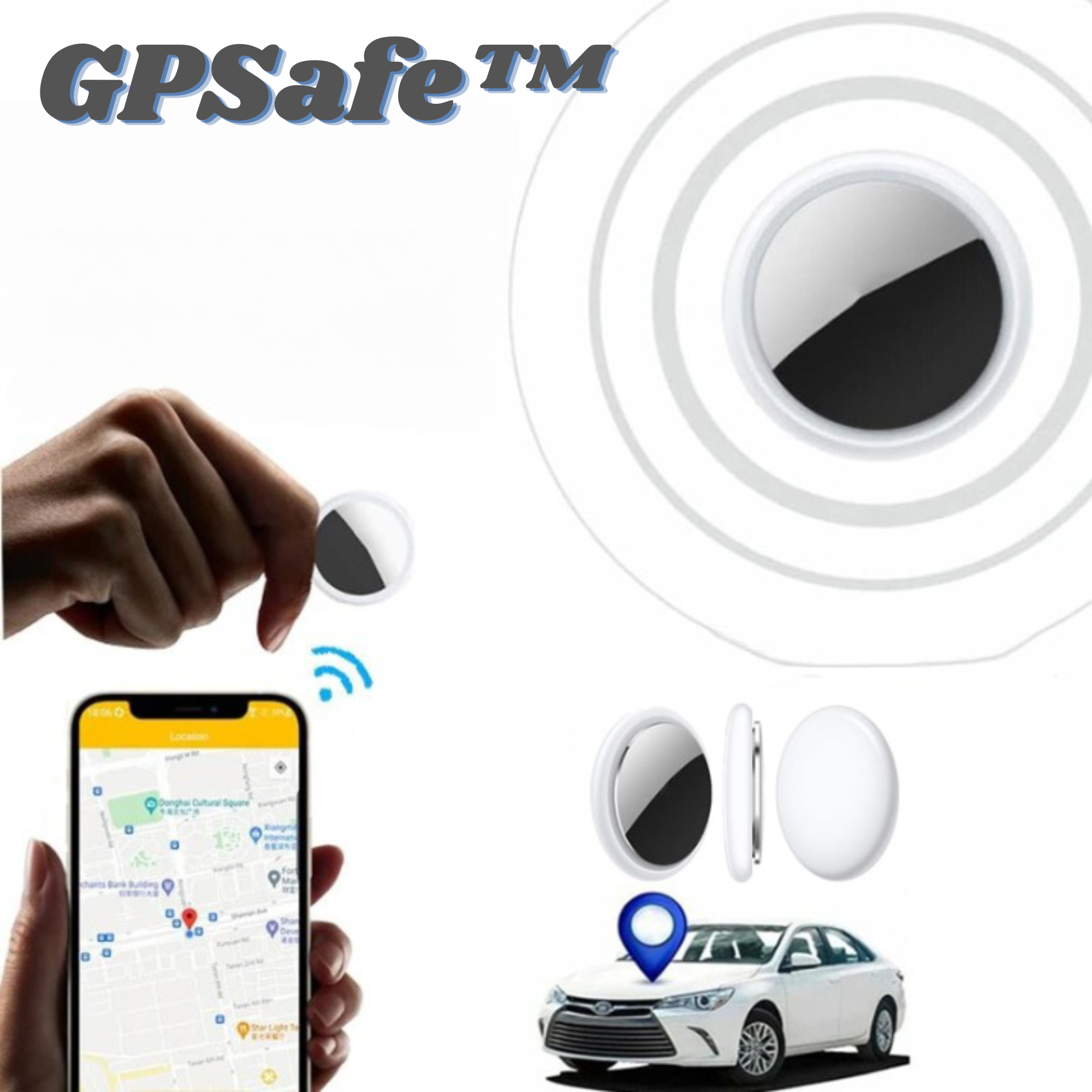 GPSafe™ I Mini-GPS-Ortungsgerät (1+1 GRATIS)