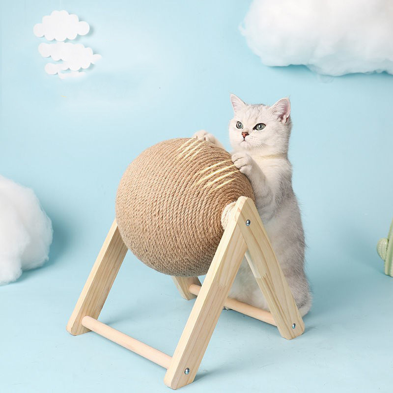 ClawSphere™ | Drehbarer Katzen-Kratzball