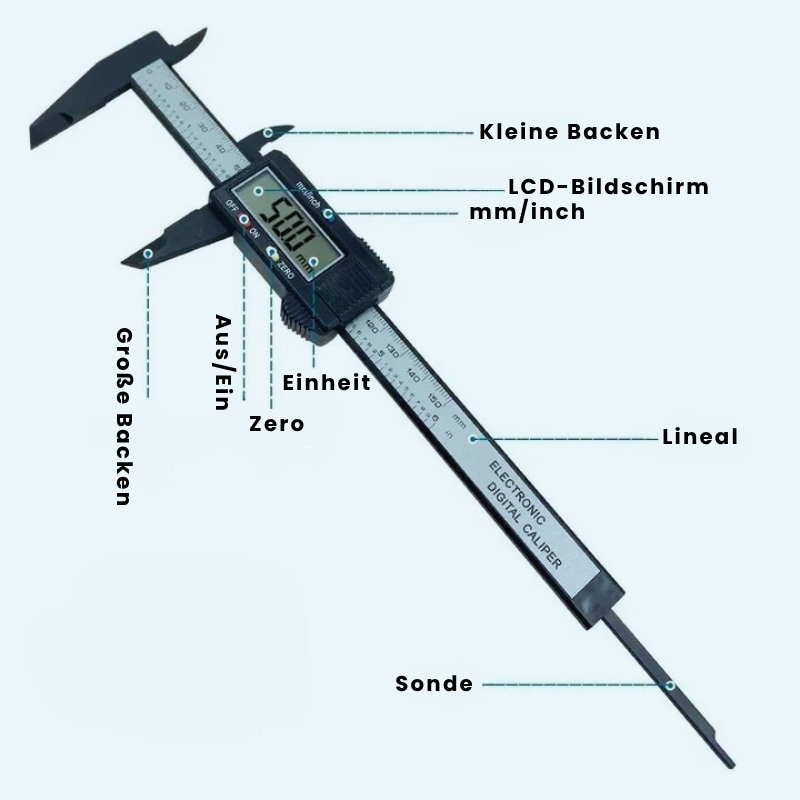DigiRule™ | Digitaler-Messschieber