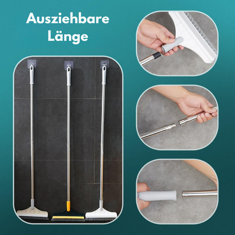ScrapeSweep™ | 2-in-1 Rotationsbürste mit Wischer