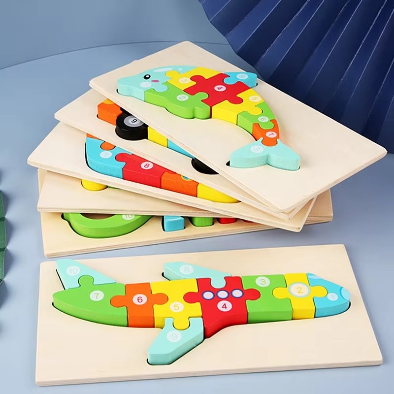 WildPuzzle™ | Montessori Holz Puzzle (1+1 GRATIS)