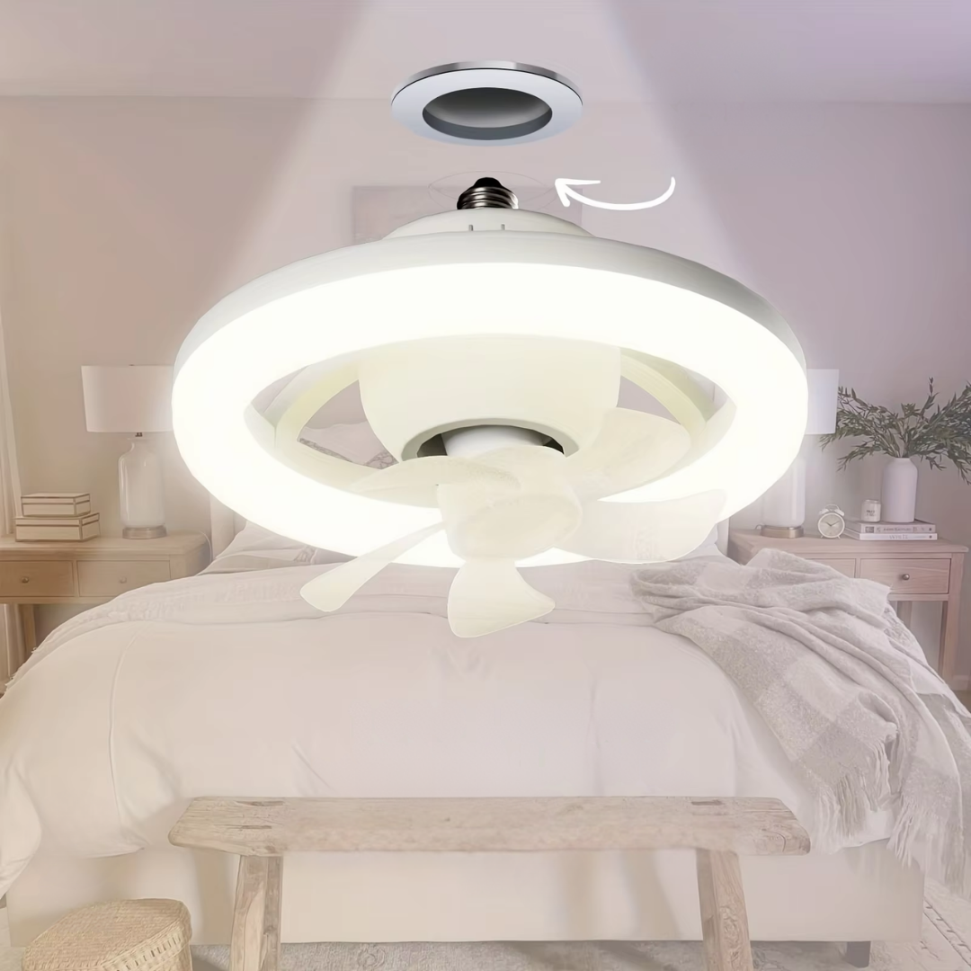 TwirlGlow™ - 360 drehbare Deckenventilatorleuchte