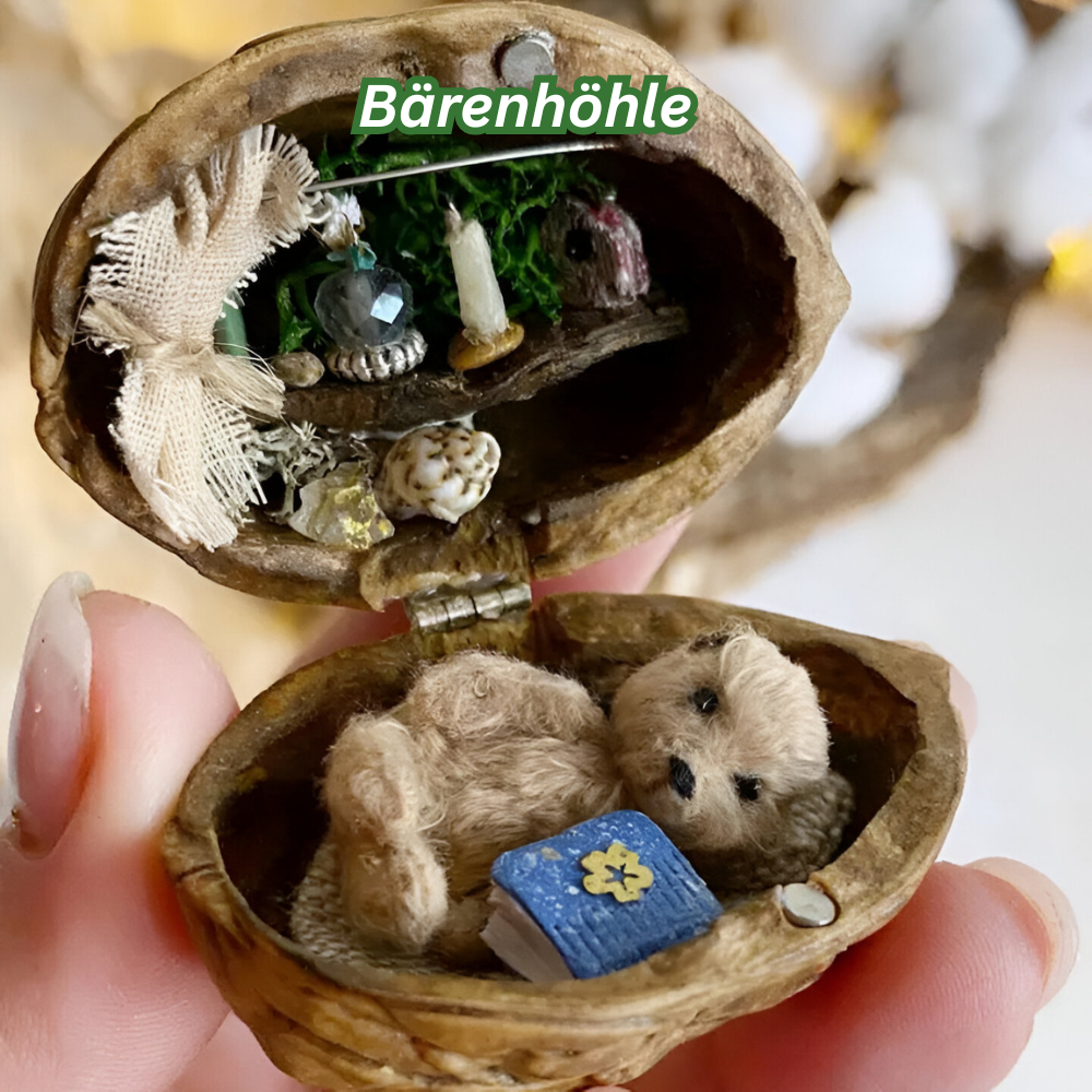 NutNook™ - Walnuss-Schalen Miniatur-Deko