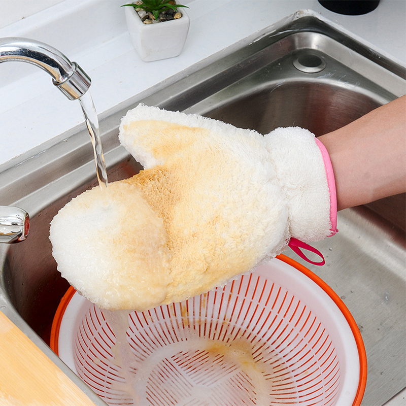 EcoScrub™ | Geschirrspülhandschuh aus Bambusfaser (1+1 GRATIS)