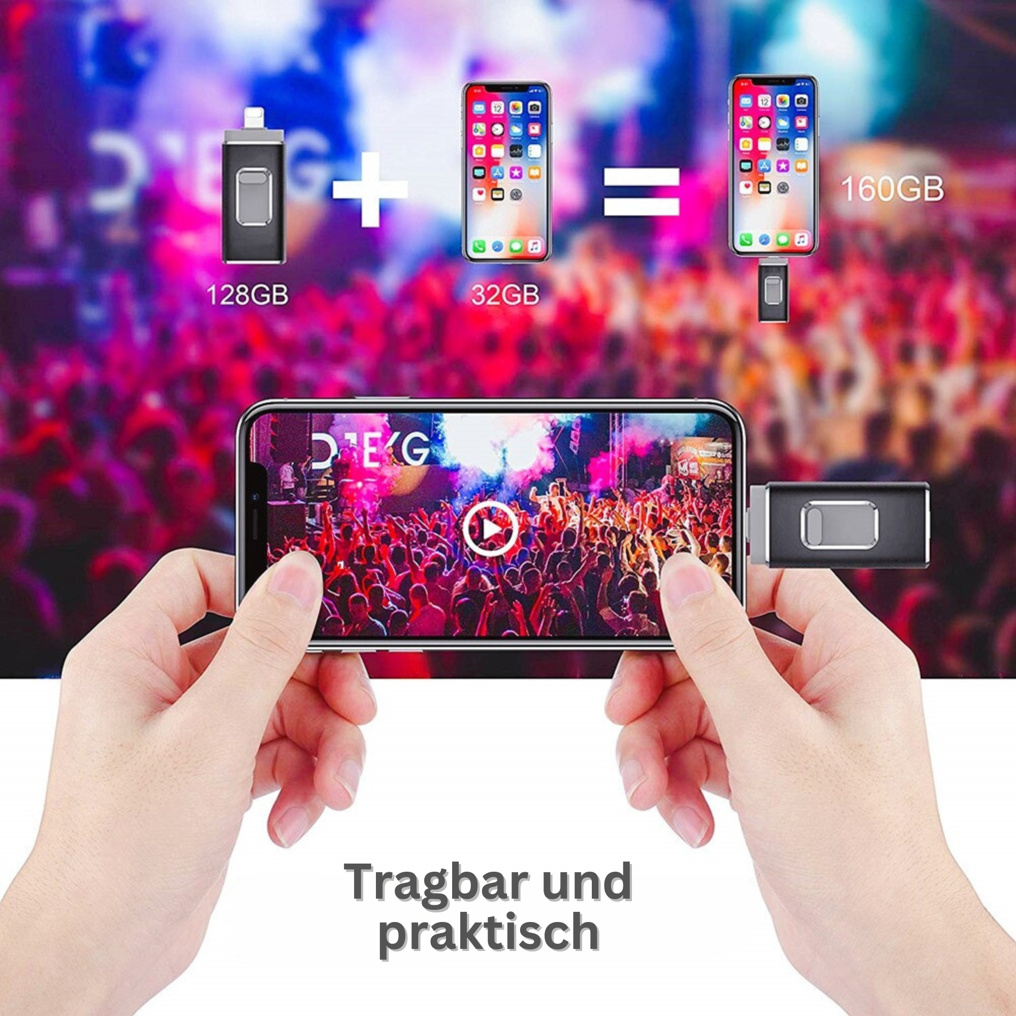 FlashLink™ I Smartphone-Speicher-Flash-Laufwerk