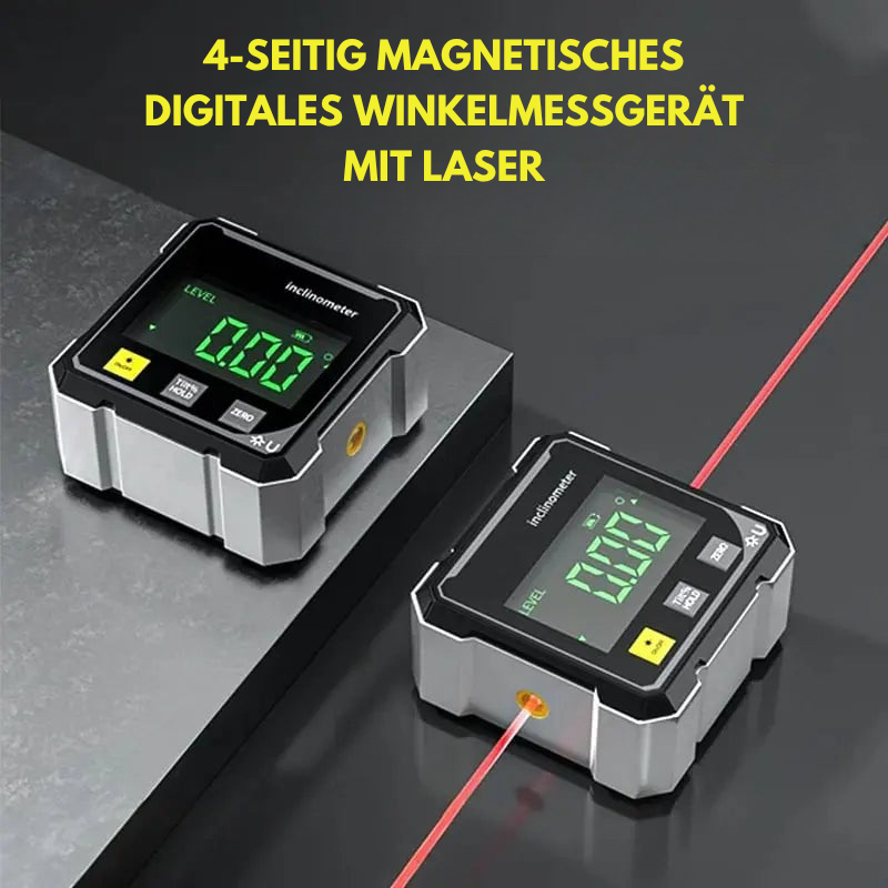 LaserAngle™ | Magnetischer Digital-Winkelmesser mit Laser