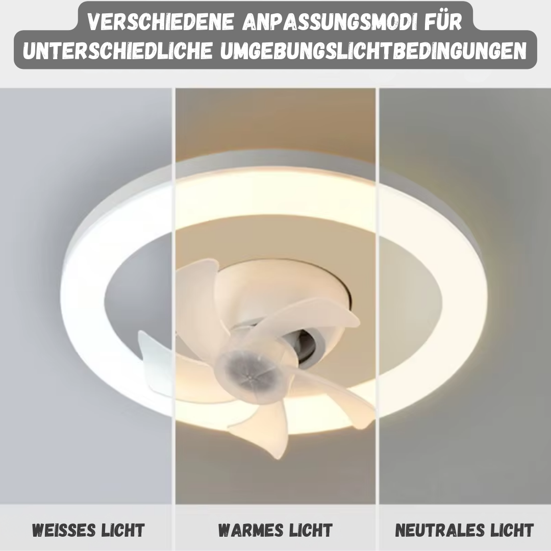TwirlGlow™ - 360 drehbare Deckenventilatorleuchte