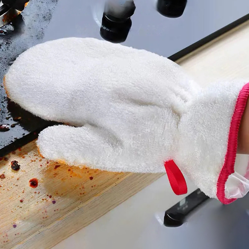 EcoScrub™ | Geschirrspülhandschuh aus Bambusfaser (1+1 GRATIS)