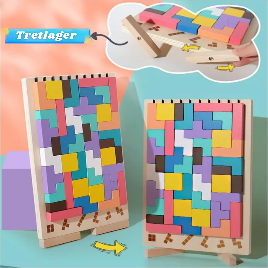 MindStack™ - Holzpuzzle Spiel
