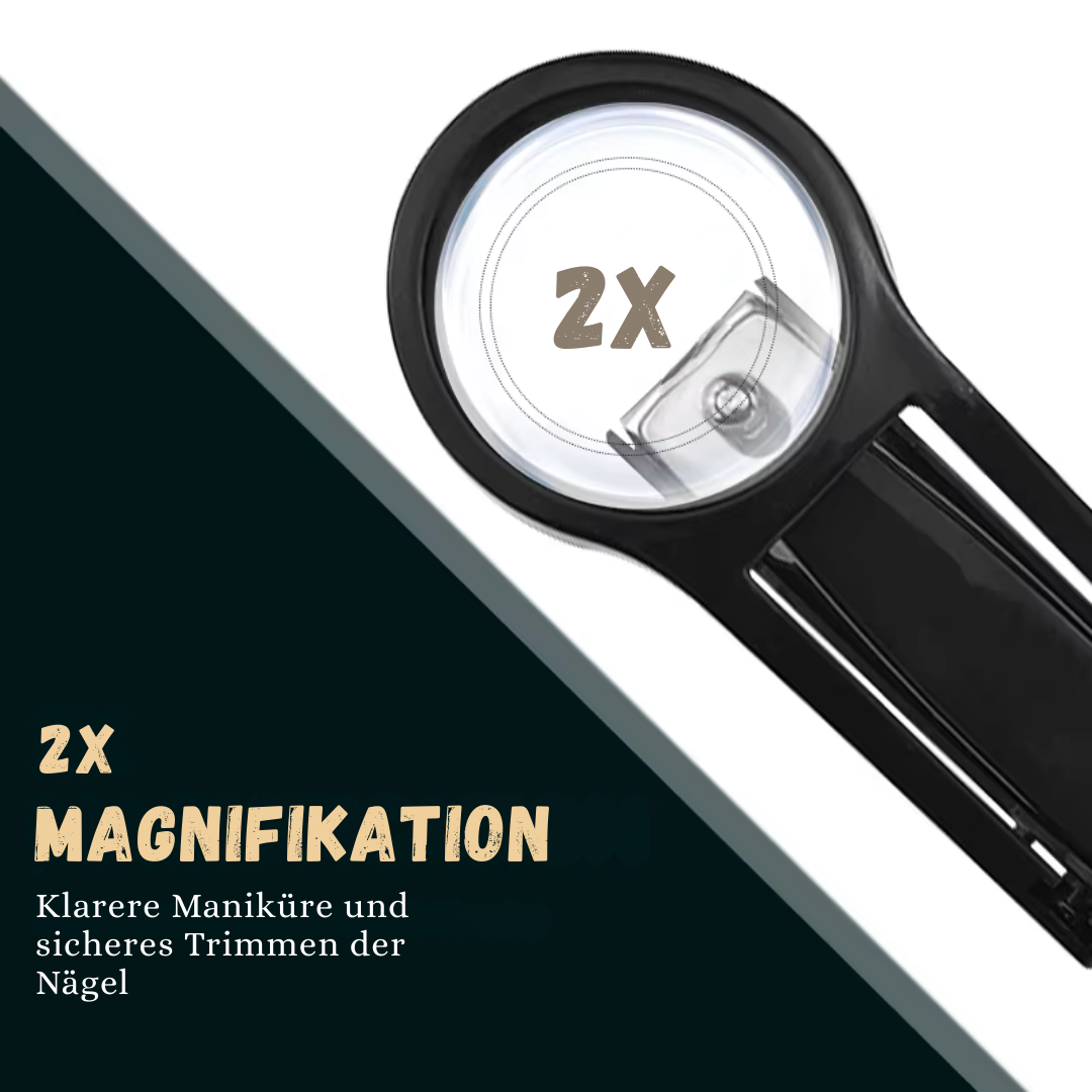 NailScope™ - Nagelknipser mit Vergrößerungsglas