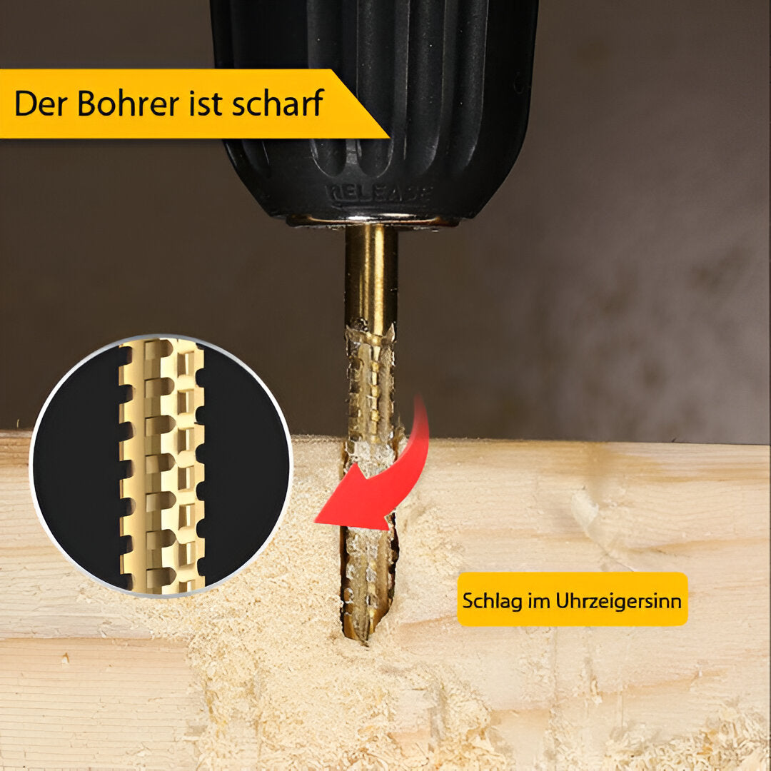 BoreMax™ - Spiralzahn-Sägebohrer (Satz von 6 Stück)