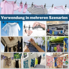 FlexiDry™ | Dehnbare Wäscheleine mit 12 Klammern (1+1 GRATIS)