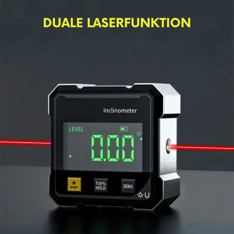 LaserAngle™ | Magnetischer Digital-Winkelmesser mit Laser