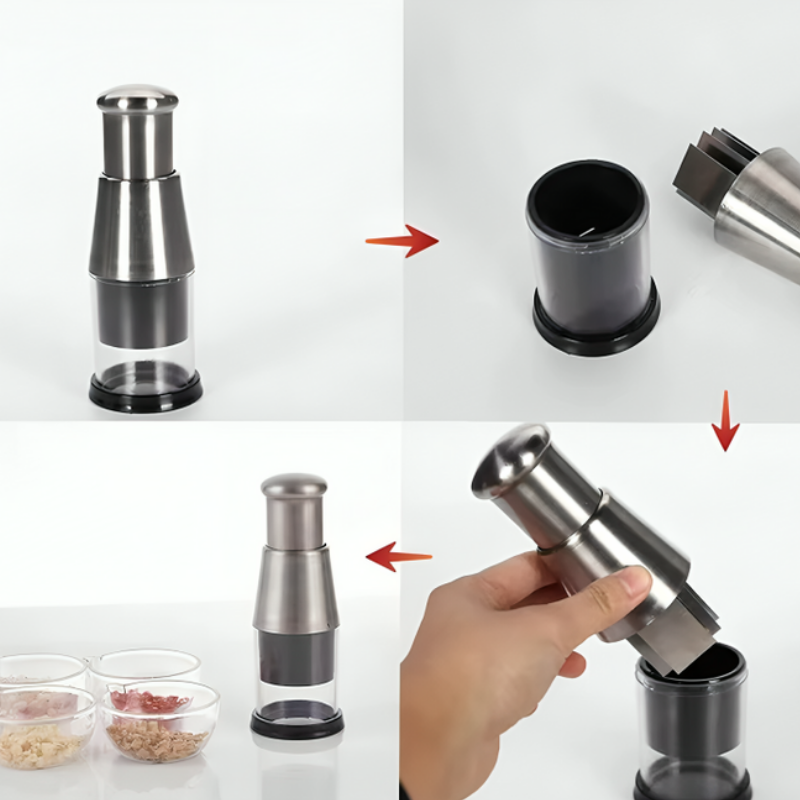 ChopMaster™ | Manueller Knoblauchzerkleinerer