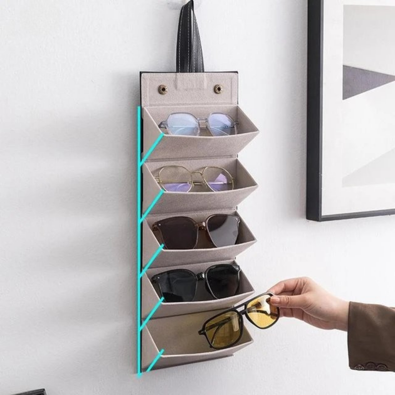 VisionFold™ | Faltbare Sonnenbrillen-Organizer-Tasche