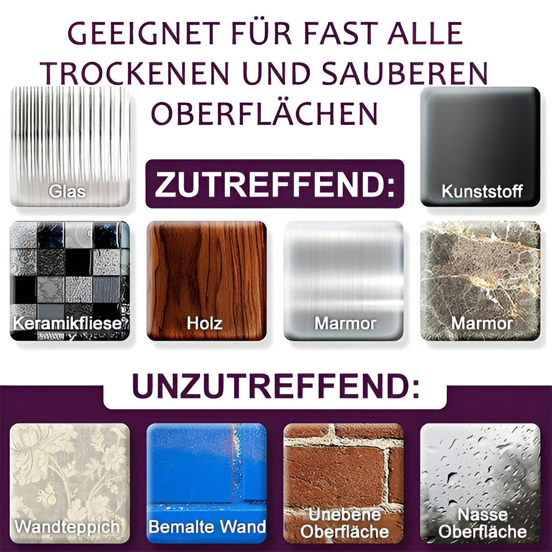 Adhero™ - Doppelseitiges Klebeband (Satz von 60 Stück)