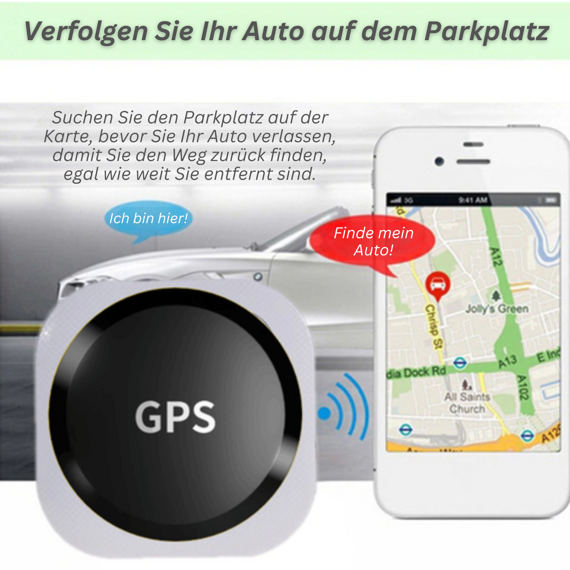 GPSafe™ I Mini-GPS-Ortungsgerät (1+1 GRATIS)