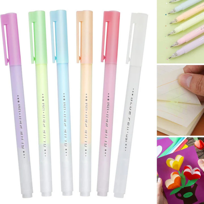 GluePro™ | Schnelltrocknender Klebe-Stift (6 Stifte)