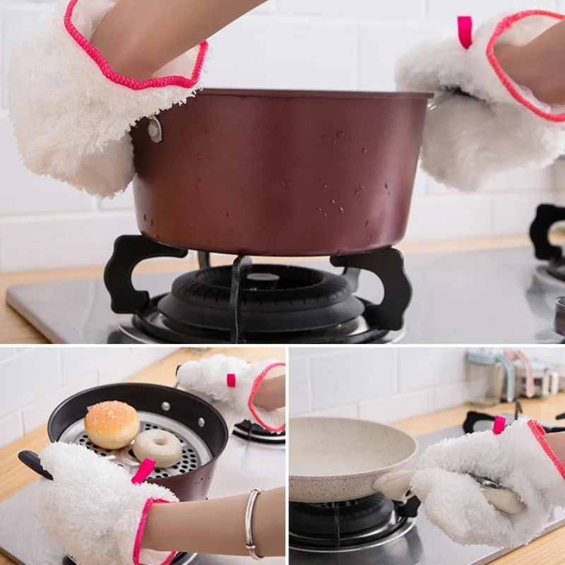 EcoScrub™ | Geschirrspülhandschuh aus Bambusfaser (1+1 GRATIS)