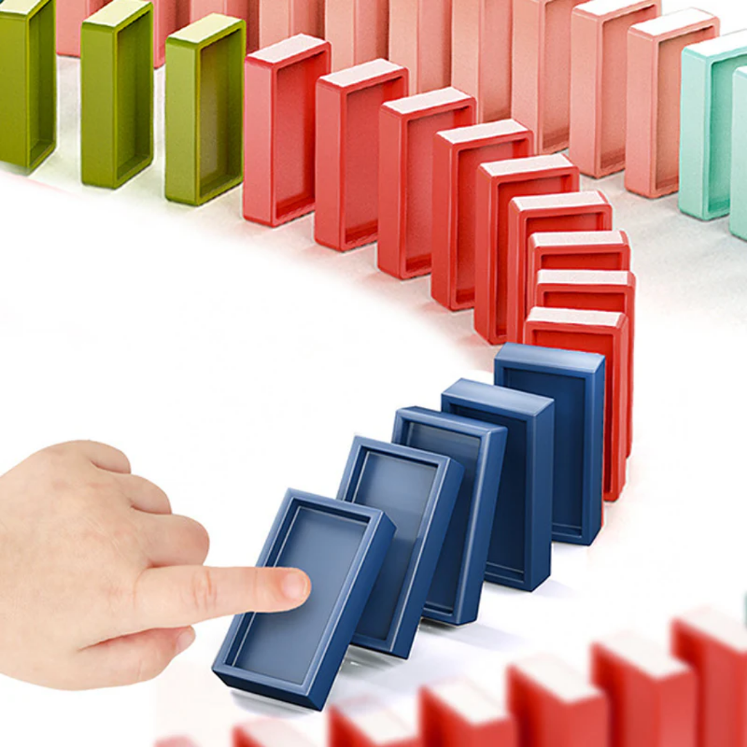 StackRail™ - Domino-Zug-Baustein-Set