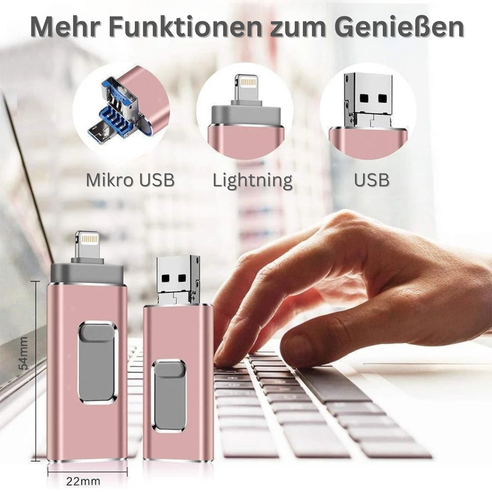 FlashLink™ I Smartphone-Speicher-Flash-Laufwerk