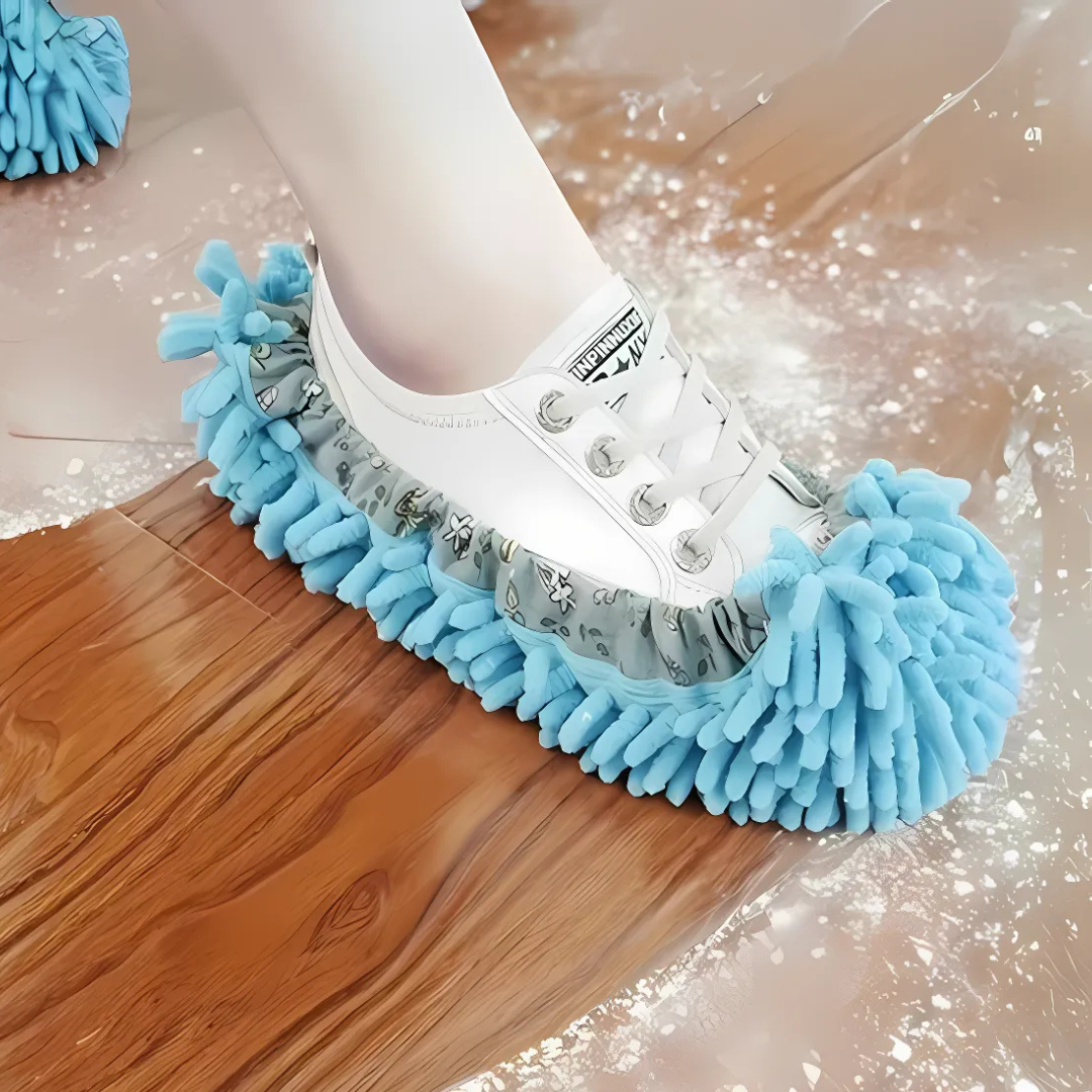 SlipMop™ - Mikrofaser-Bodenreinigungsmopp-Schuhe ( 1 +1 Gratis)