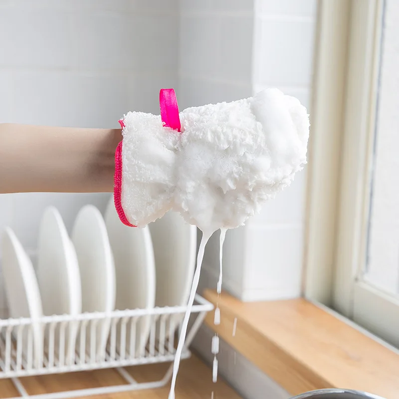 EcoScrub™ | Geschirrspülhandschuh aus Bambusfaser (1+1 GRATIS)