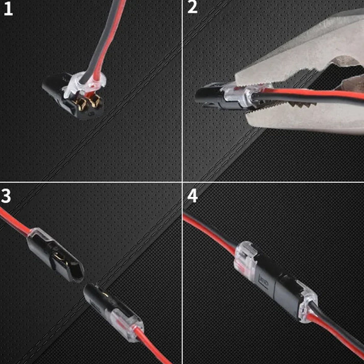 TwinLock™ - Doppeldraht-Steckverbinder (Set von 20 Stück)