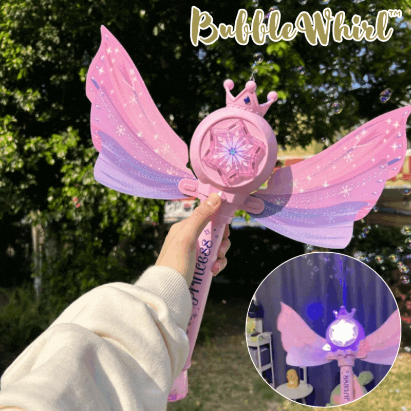 BubbleWhirl™ | Zauberhafter Seifenblasenstab