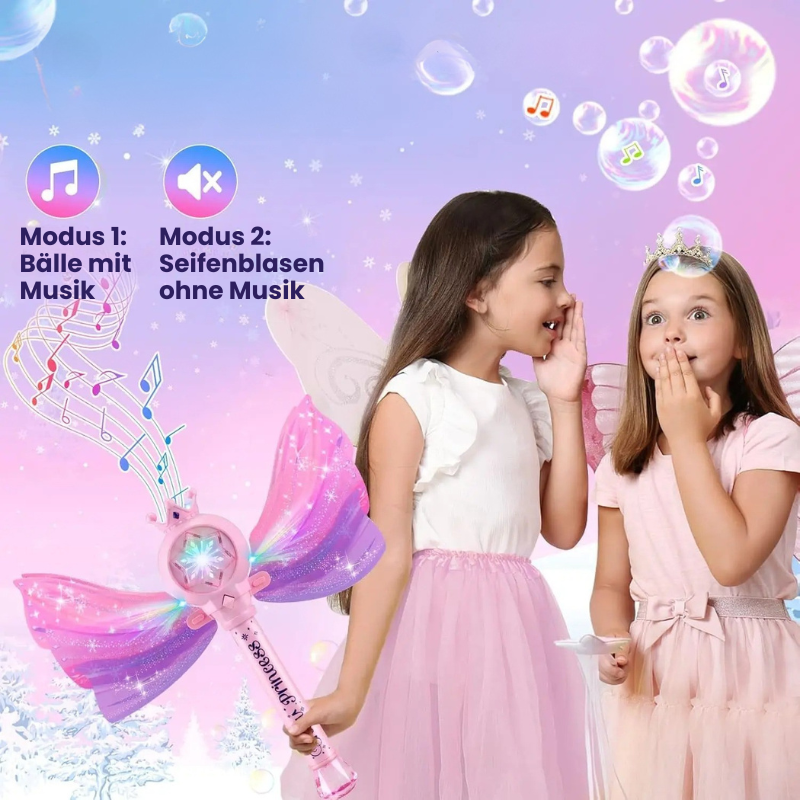 BubbleWhirl™ | Zauberhafter Seifenblasenstab
