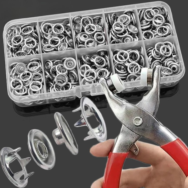 ButtonUp™ | Druckknopf-Werkzeugset mit 50 Knöpfen