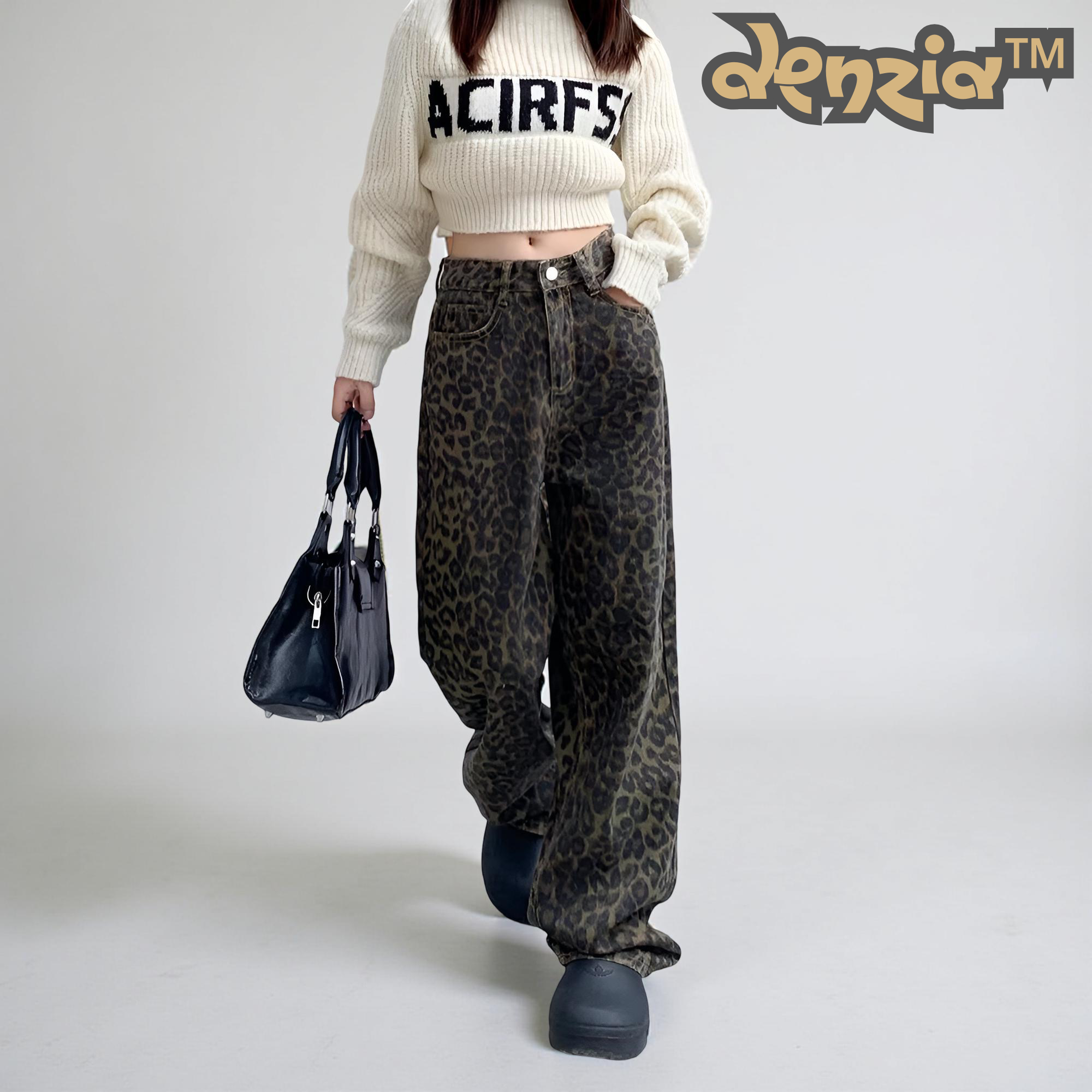 Denzia™ - Jeans mit Leopardenmuster