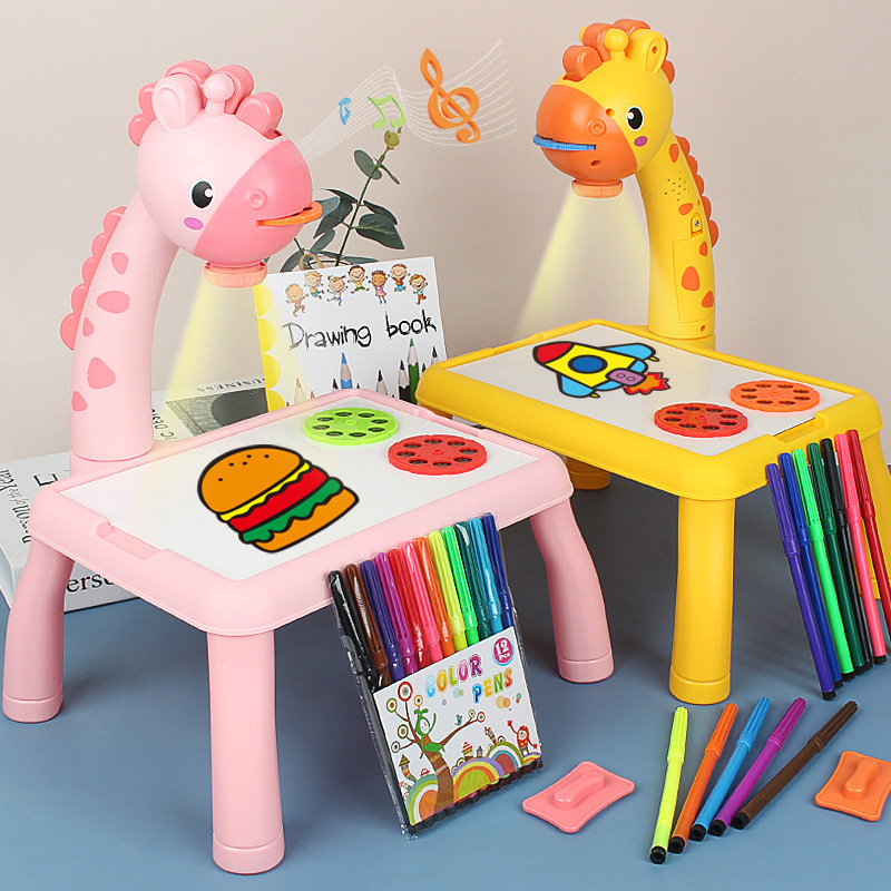 DrawZoo™ | Giraffen-Projektortisch zum Zeichnen