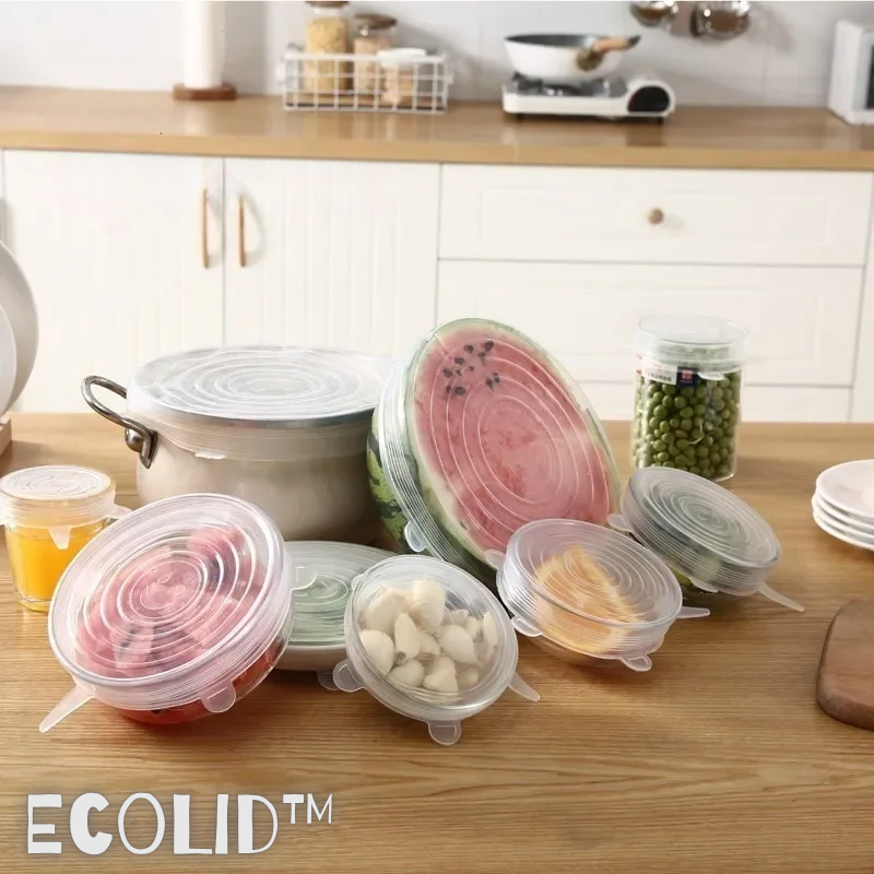 EcoLid™ | Behälterabdeckungen aus Silikon (1+1 SATZ GRATIS)
