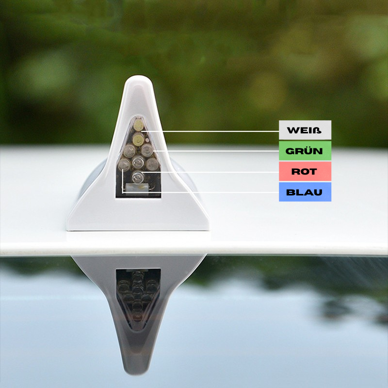 FinGlow™ | Haifischflosse Solar LED Leuchte