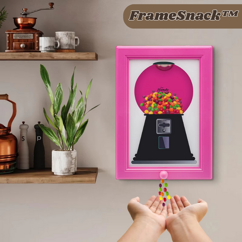 FrameSnack™ | Süßigkeiten-Spender mit Bilderrahmen