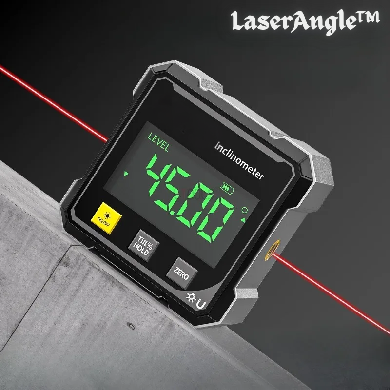 LaserAngle™ | Magnetischer Digital-Winkelmesser mit Laser