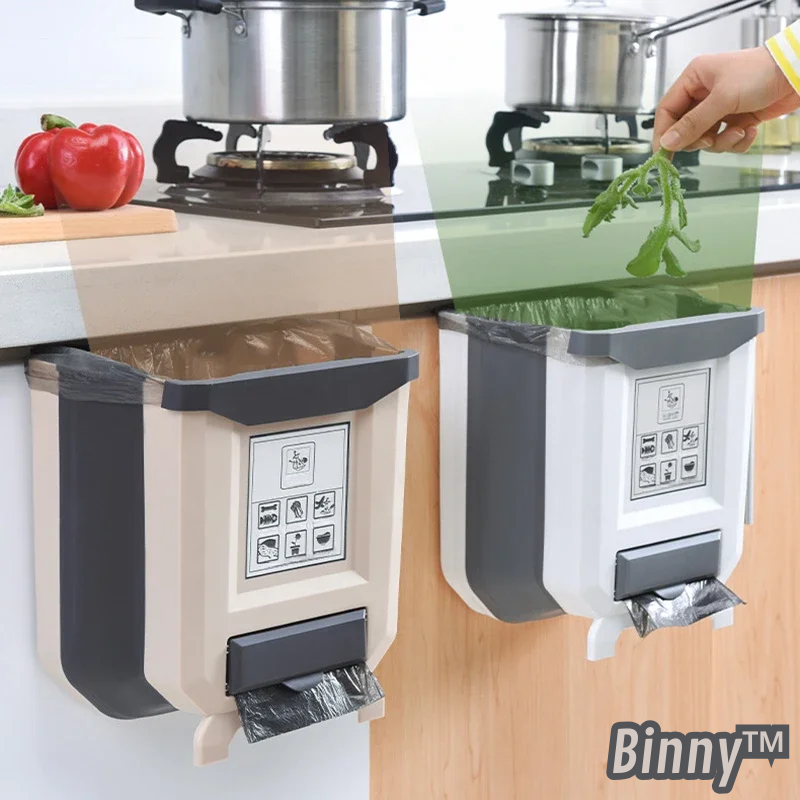 Binny™ - Zusammenklappbarer Mülleimer