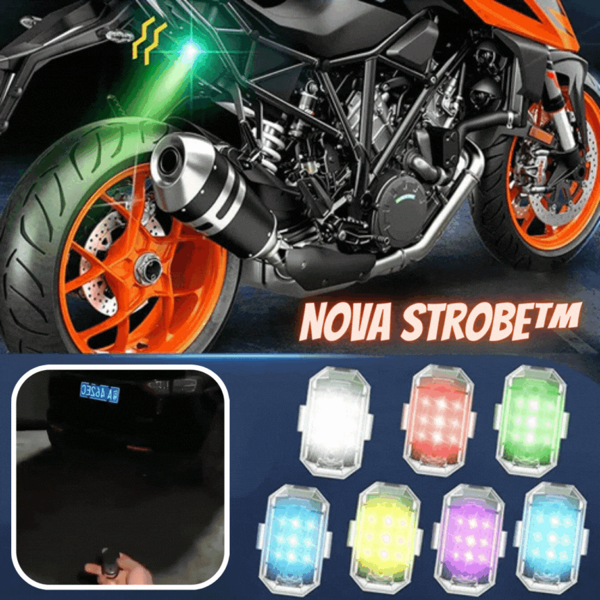 Nova Strobe™ Ferngesteuertes LED-Stroboskoplicht (1+1 Gratis!)