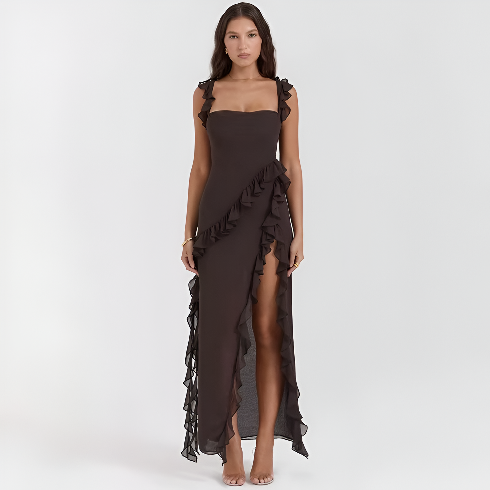 Frillé™ - Langes Rüschenkleid