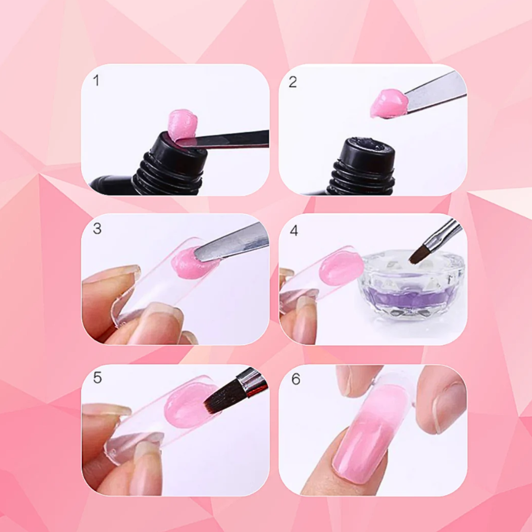 Gelora™ DIY Professionelle Polygel-Nagelset