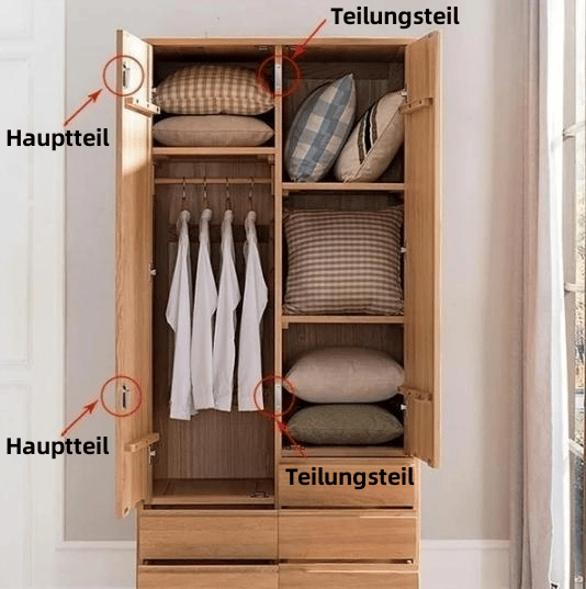 InvisiLock™ | Ultradünne Unsichtbare Schranktürmagnete (4er-Satz)