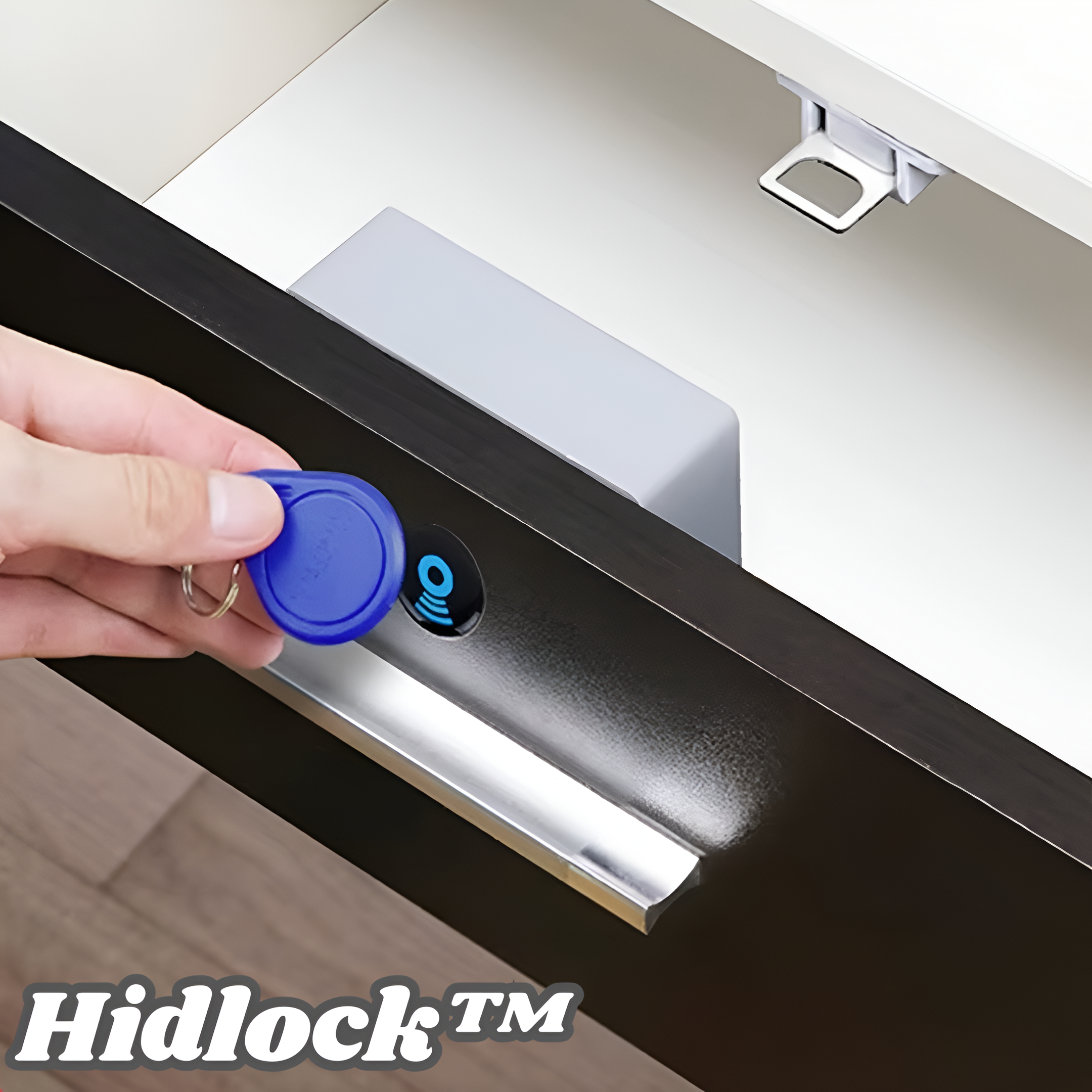 Hidlock™ - Unsichtbares Schubladenschloss