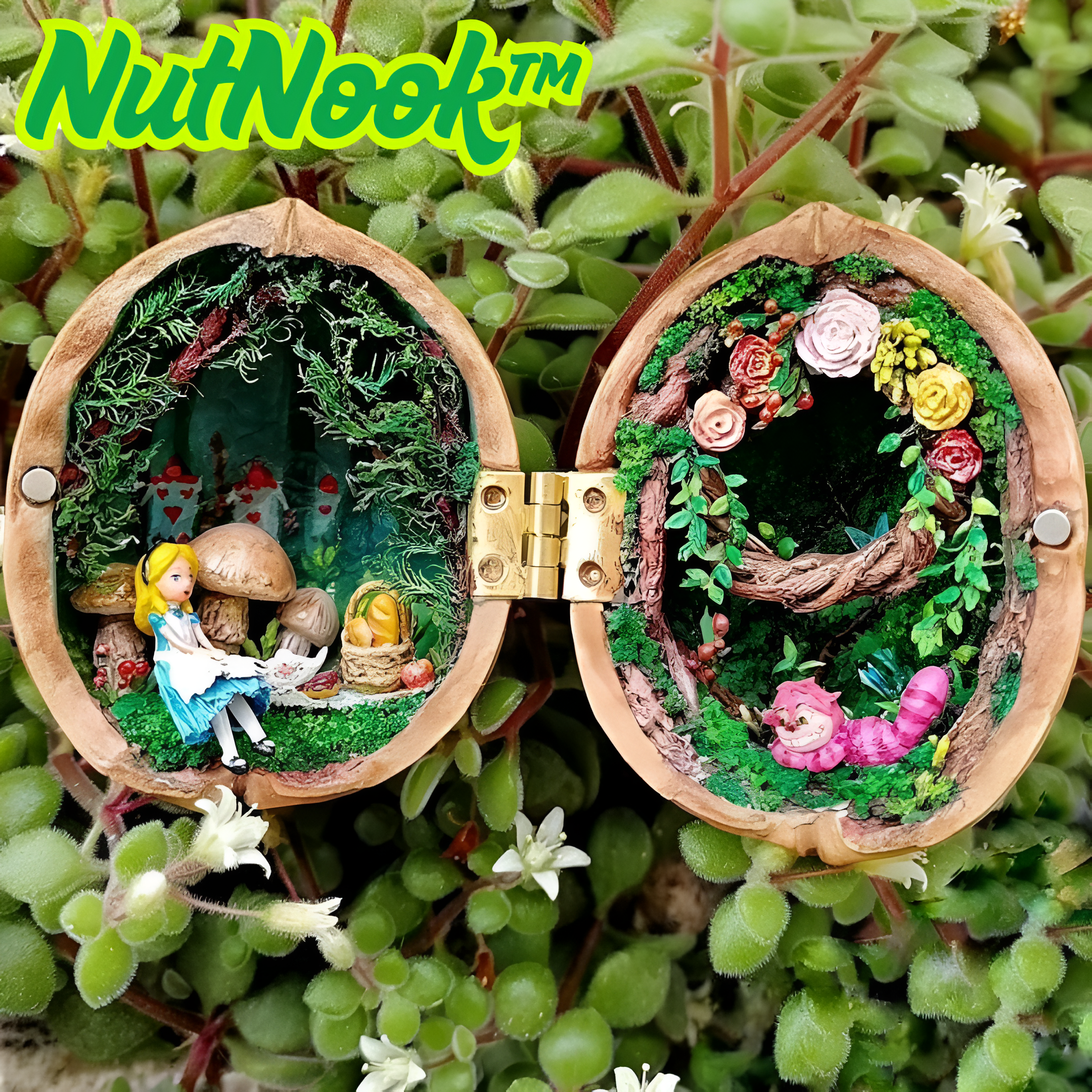 NutNook™ - Walnuss-Schalen Miniatur-Deko