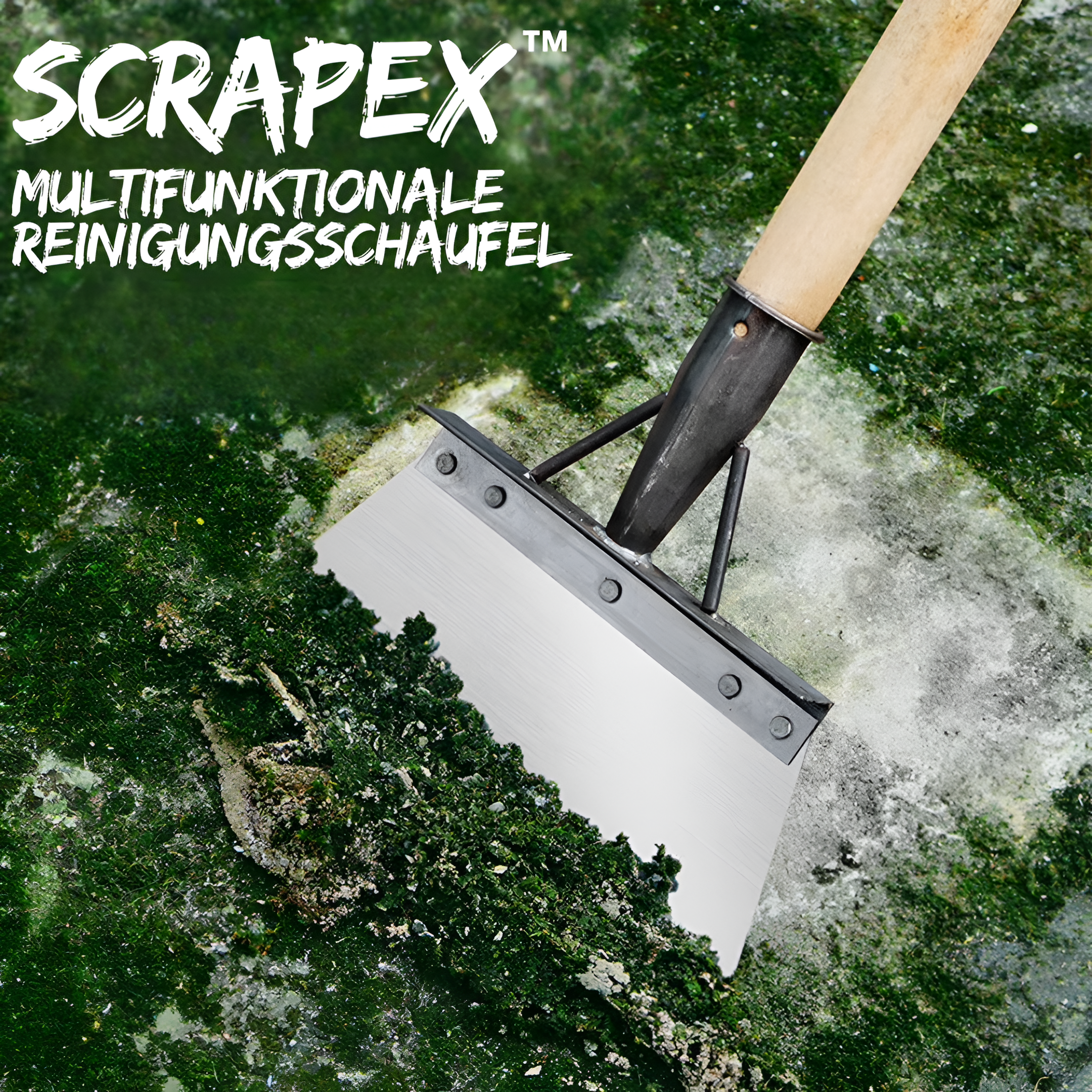 Scrapex™ - Multifunktionale Reinigungsschaufel